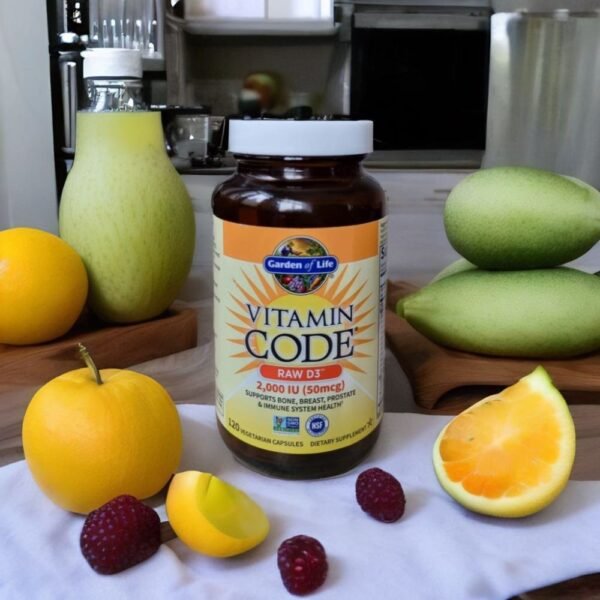 Garden of life vitamin code d3 on table