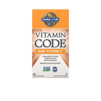 Garden of life Vitamin Code RAW VITAMINAS C -  Vitaminas C  visavertis kompleksas su antioksidantais, probiotikais ir fermentais, 60 vegankapsulių
