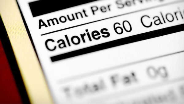 calorie and kilocalorie labels