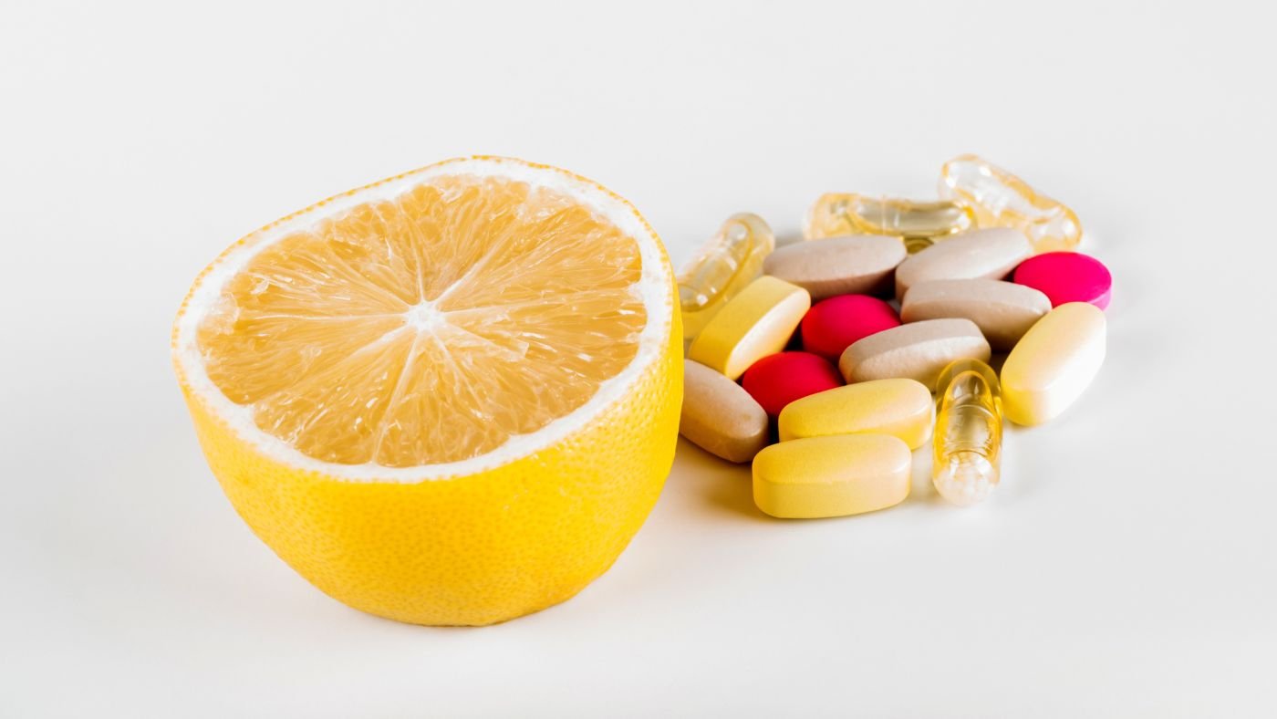 sintetiniai vitaminai ir citrina