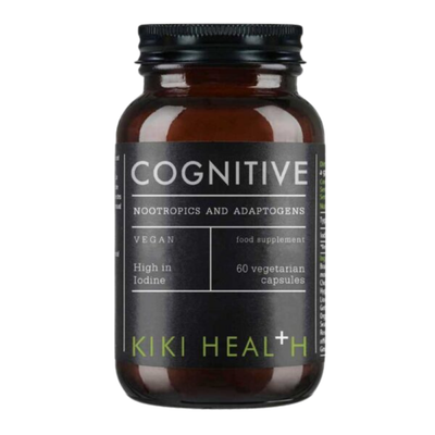 KIKI Health COGNITIVE - Atminčiai ir smegenų veiklai, bioaktyvus kompleksas, 60 vegkapsulių