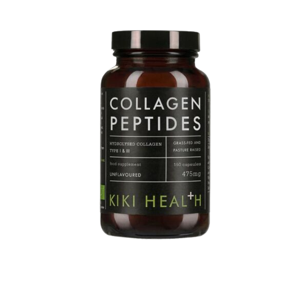 KIKI Health Collagen peptides - Kolageno Peptidai su Amino rūgštimis, bioaktyvus kompleksas,150 kapsulių