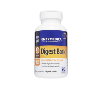 Enzymedica Digest™ Basic - fermentai virškinimui gerinti, kasai ir žarnynui, 90 vegkapsulių